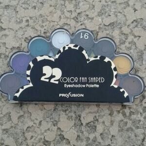 Profusion Eyeshadow 22 colors shades fan shape palette #91 new open package